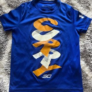 Stephen Curry climalite boys shirt